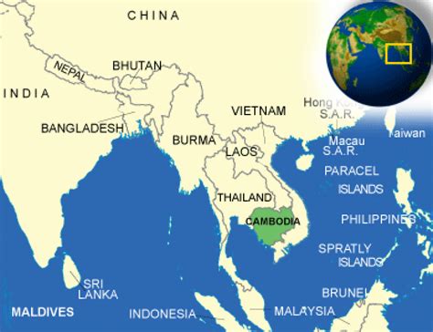 where is cambodia.